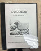 ACCU-O-MATIC with Basic Microcurrent Therapy Acupoint & Body Work Manual!