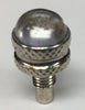 Rhodium Polish Domed Tip - Clear Quartz 11mm
