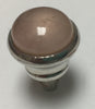Rhodium Polish Domed Tip - Quartz, Rose (16mm)